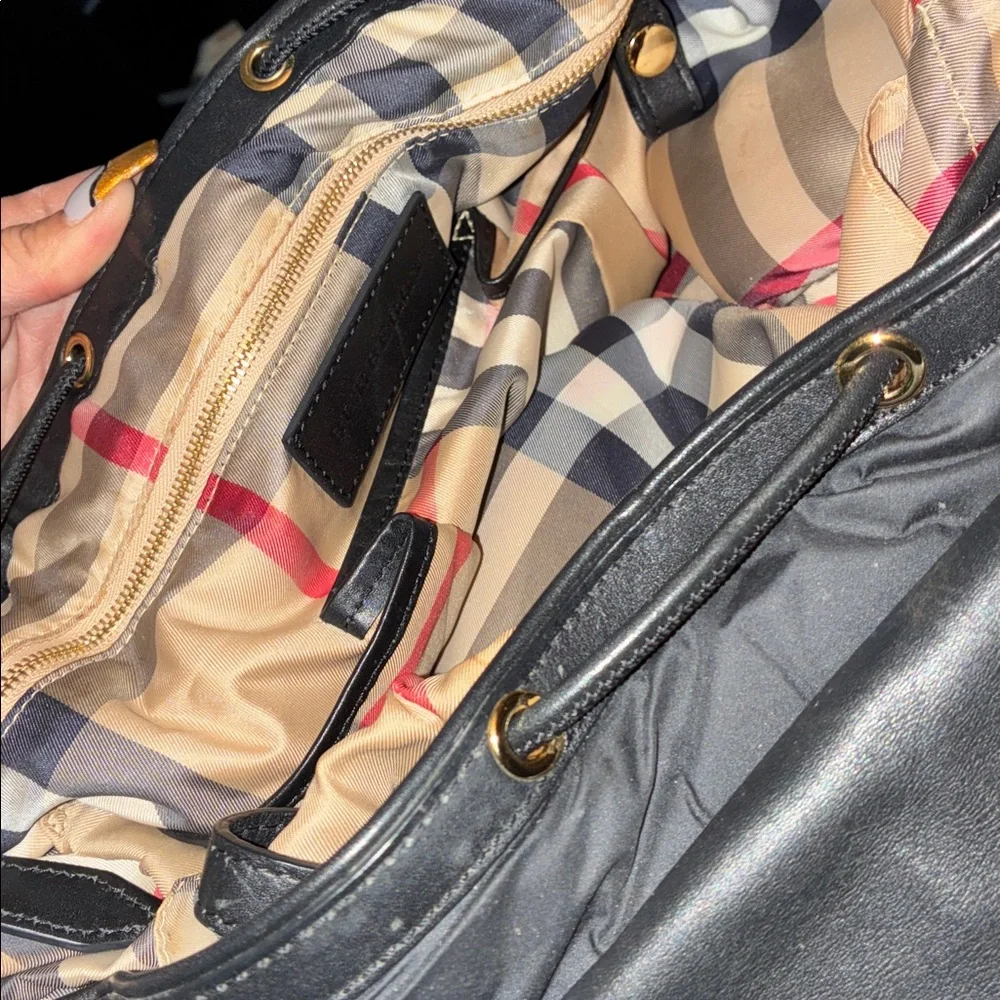 Burberry Quilted Nylon Diaper bag